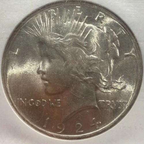 1924 Peace Silver Dollar MS63 NGC 012583