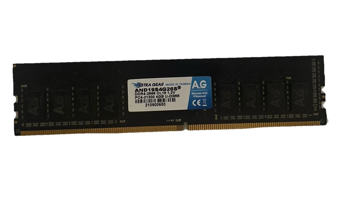 PC4-21300 (DDR4-2666) Bus Speed 4 GB Capacity per Module DDR4