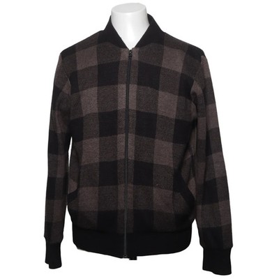 Topman, Jacke, Herren, Größe: L, Grau/Schwarz, Acryl/Polyester, Karo #Uoi