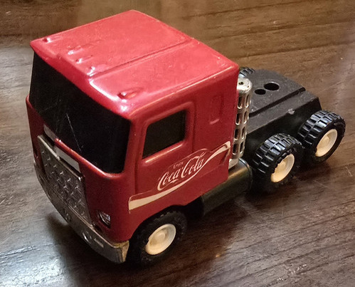 4,75" Vintage Buddy L Corp. 1980 Coca Cola Co. Truck - No Tailer Japan Big Rig - Bild 1 von 7