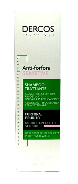 Vichy Dercos Anti-Schuppen Sensitive Shampoo 200 Ml PZN00359988-image