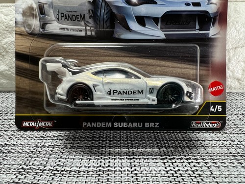 Hot Wheels Premium Circuit Legends Pandem Subaru BRZ 4/5 Car Culture Metal White - Picture 2 of 4