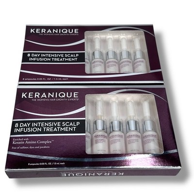 Keranique 8 Day Intensive Scalp Infusion Treatment Keratin Amino Complex Lot 2