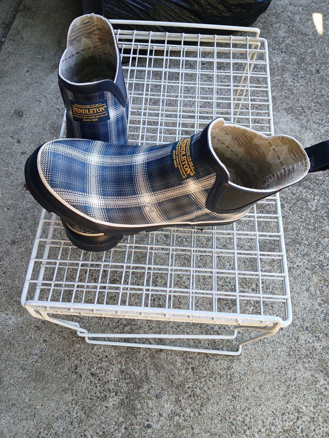 Pendleton Rain Boots Women's Plaid Pattern - image 2