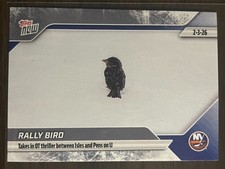2025-26 Topps Now NHL Sticker #106 Rally Bird New York Islanders Penguins