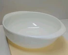 Vintage Pyrex #024 Opal White Milk Glass Mixing Bowl 2 Qt Baking Dish Big Round