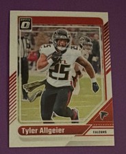 2024 Panini Donruss Optic Tyler Allgeier #9 Atlanta Falcons Football Card