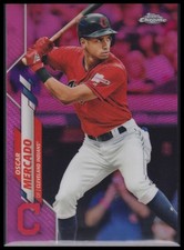 2020 Topps Chrome Oscar Mercado Pink Refractor   182