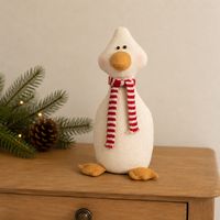 Caya Gans, 21 Cm Weihnachtsdeko Weihnachtsfigur Stofftier Skandinavisch Deko
