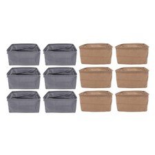 6 Pack Clothes Storage Bins Foldable Closet Organizers Storage Bags for Closet