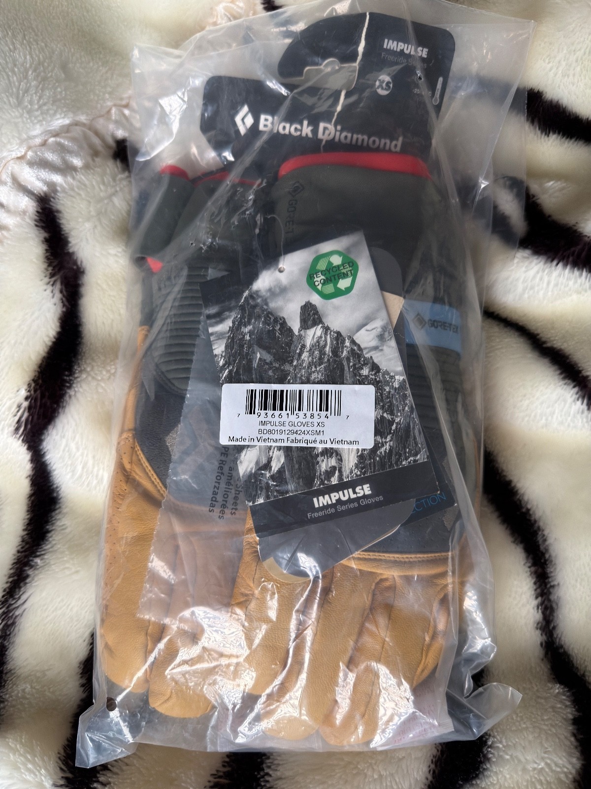 Guantes Black Diamond Impulse Goretex - Para hombres - X-Small / Cera de abejas/Nogal
