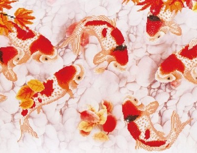 Diamond Dotz Diamond Painting Set Koi Karpfen