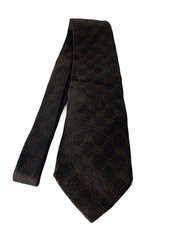 Gucci Tie/Silk/Brw/Allover Pattern/Men'S//