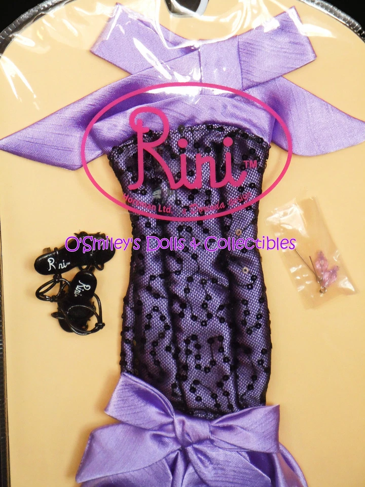 VESTIDO DE NOCHE EN PARÍS Y Accesorios Horsman 14" Muñeca RINI MODA_18608_NRFB Foto 3 de 4