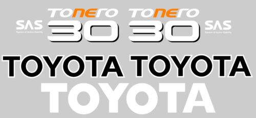 TOYOTA FORKLIFT 30 TONERO SAS DECALS - Picture 1 of 1