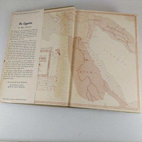 The Egyptian Mika Waltari 1949 Book Of Month Club Edition HCDJ - Picture 8 of 15