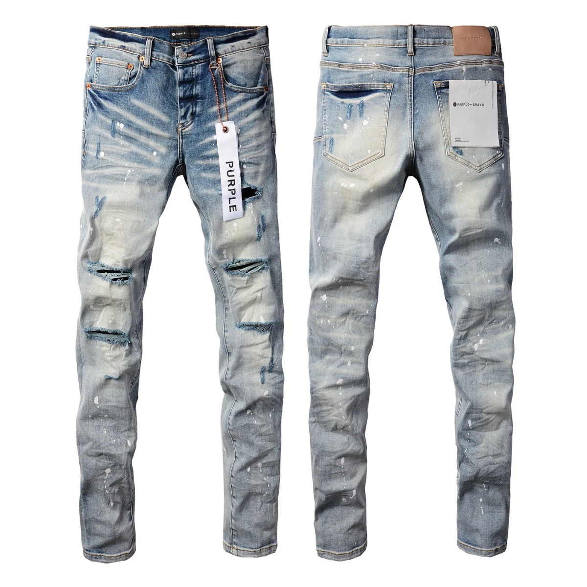 2025 New Purple brand Men's Fashion classic jeans | eBay