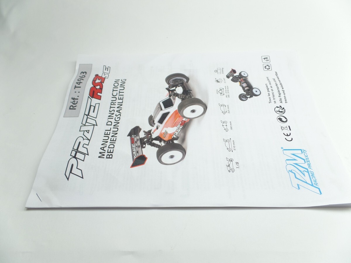 T2M Pirate Rs3 Se Sport T4963 Instructions Spare Part List Tpr®
