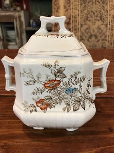 Antique-1700-s-England-Wedgwood-FLORAL-Unicorn-Stamp-6-5-X6-X4