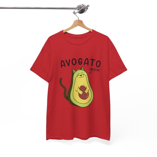 "Camiseta unisex de algodón pesado de algodón pesado ""Avogato"" de Cat Lover" - Imagen 3 de 118
