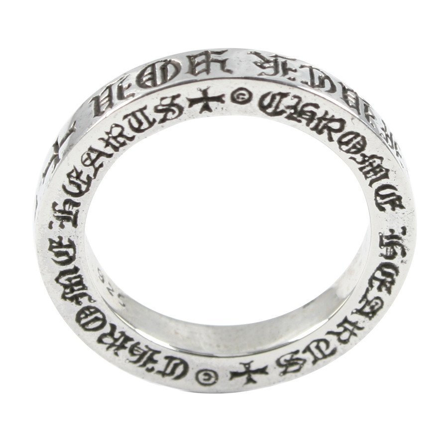 Authentic [Chrome Hearts] 3mm FU Ring - LA / Mailbu / L