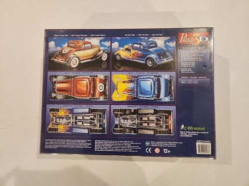 Wrebbit Puzz-3D HOT ROD COUPE - 751 Piece Reversible - 3D Jigsaw Puzzle 2004 - Picture 2 of 2
