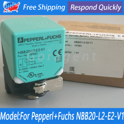 For Pepperl+Fuchs NBB20-L2-E2-V1 NBB20L2E2V1 Proximity Switch Sensor 10-30VDC US