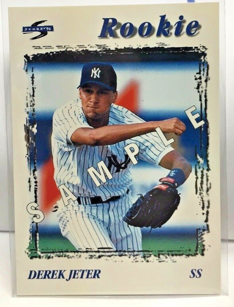 Derek Jeter 1996 Score Rookie SAMPLE Dealer Exclusive #240 - NEW  