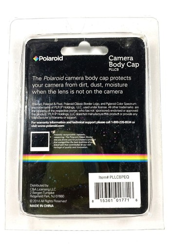 Polaroid Camera Body Cap PLLCB for Pentax Q Black - Picture 6 of 6