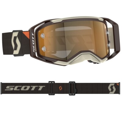 MASKE OCCHIALI CROSS SCOTT GOGGLE PROSPECT 2.0 AMPLIFIER D BROWN BGE GOLD CHR