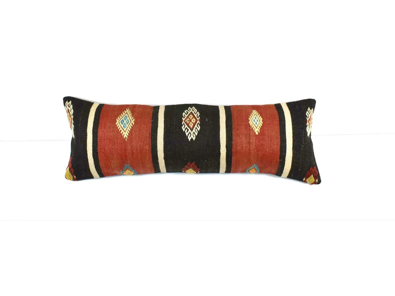 12x36 Ethnic Rug Pillow Decorative Vintage Faded Carpet Boho Cushion Cover 3175