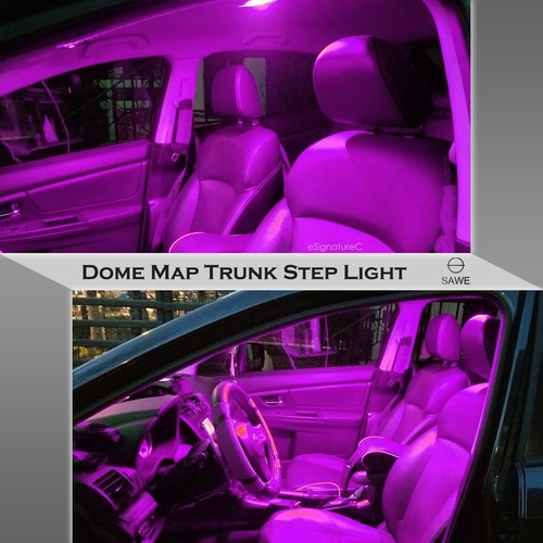 10 x SAWE Pink 31MM Festoon 5050 6SMD Dome Map LED Light Bulbs DE3175 DE3022 - Picture 4 of 6