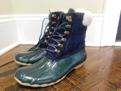 sperry flannel boots