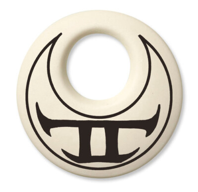 Zwilling Sternzeichen Tierkreiszeichen Anhänger Porzellan Symbol Schmuck NEU