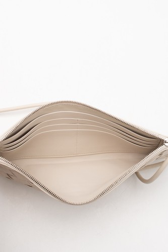RRP€1250 BOTTEGA VENETA Leather Double Crossbody Bag Intrecciato Zip Closure - Picture 8 of 10