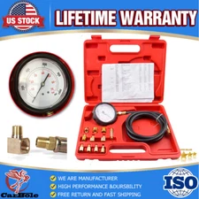 500PSI Auto Transmission Engine Oil Pressure Tester Gauge Diagnostic Test Kit US