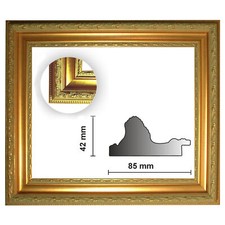 Baroque or cadre décoré finement 837 ORO, différentes variantes