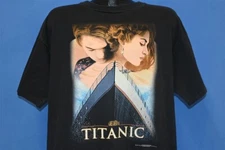 vintage 90s TITANIC MOVIE JAMES CAMERON JACK ROSE DICAPRIO WINSLET t-shirt XL