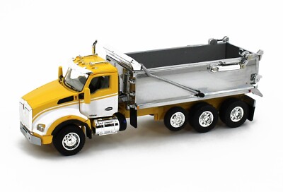 2022 DCP 1:64 *YELLOW & WHITE w/CHROME* Kenworth T880 Rogue Dump