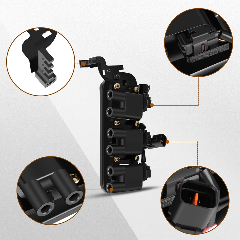 Ignition Coil Pack For Hyundai Tucson 2.7L V6 2005 2006 2007 2008 2009 - Imagen 3 de 4