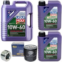 MotoröL Set 10W-60 Liqui Moly 7 Liter + ÖLfilter + Schraube FüR Alfa Romeo 164