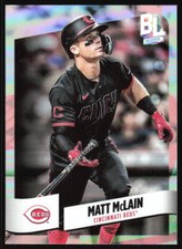 2024 Topps Big League Matt McLain #239 Uncommon Rainbow Foil Reds