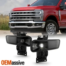 For 2023-2024 Ford F250 F350 F450 LED Fog Light Bumper Lamp w/ Switch Assembly