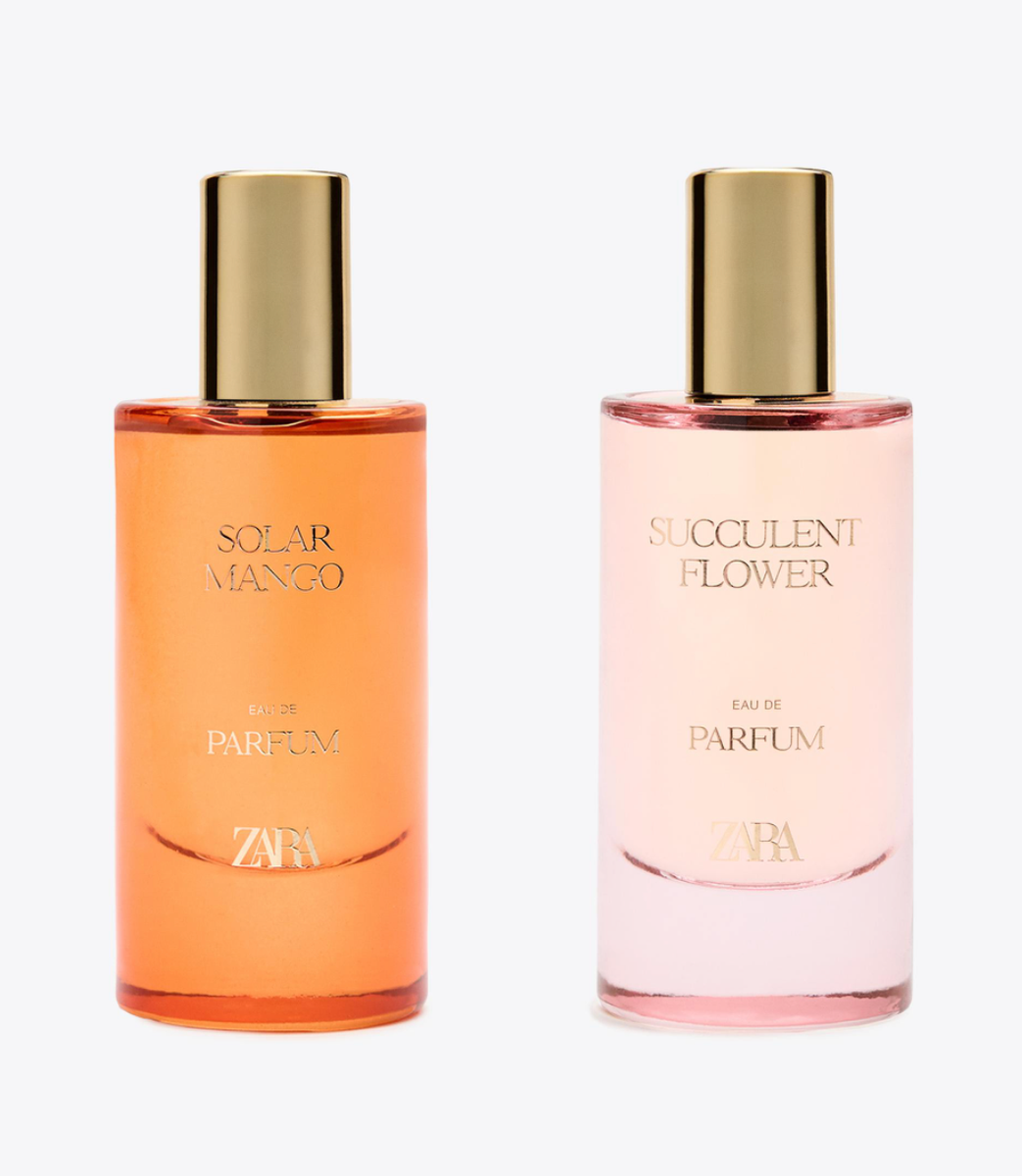 ZARA Solar Mango Succulent Flower EDP Duo Set Perfume Fragrance