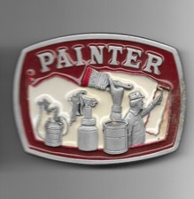 vintage 1998 belt buckle painter been stored 20 years made usa