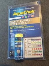 AquaChek 541604A Select 7-IN-1 Swimming Pool and Spa Test Strips Complete Kit