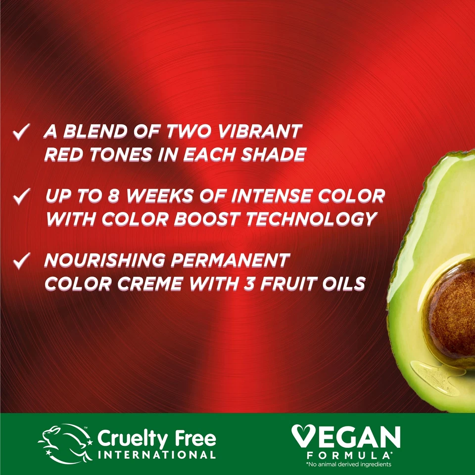 Garnier Nutrisse Ultra Color RC1 медный красный перманентный цвет волос упаковка из 2 - Изображение 3 из 4