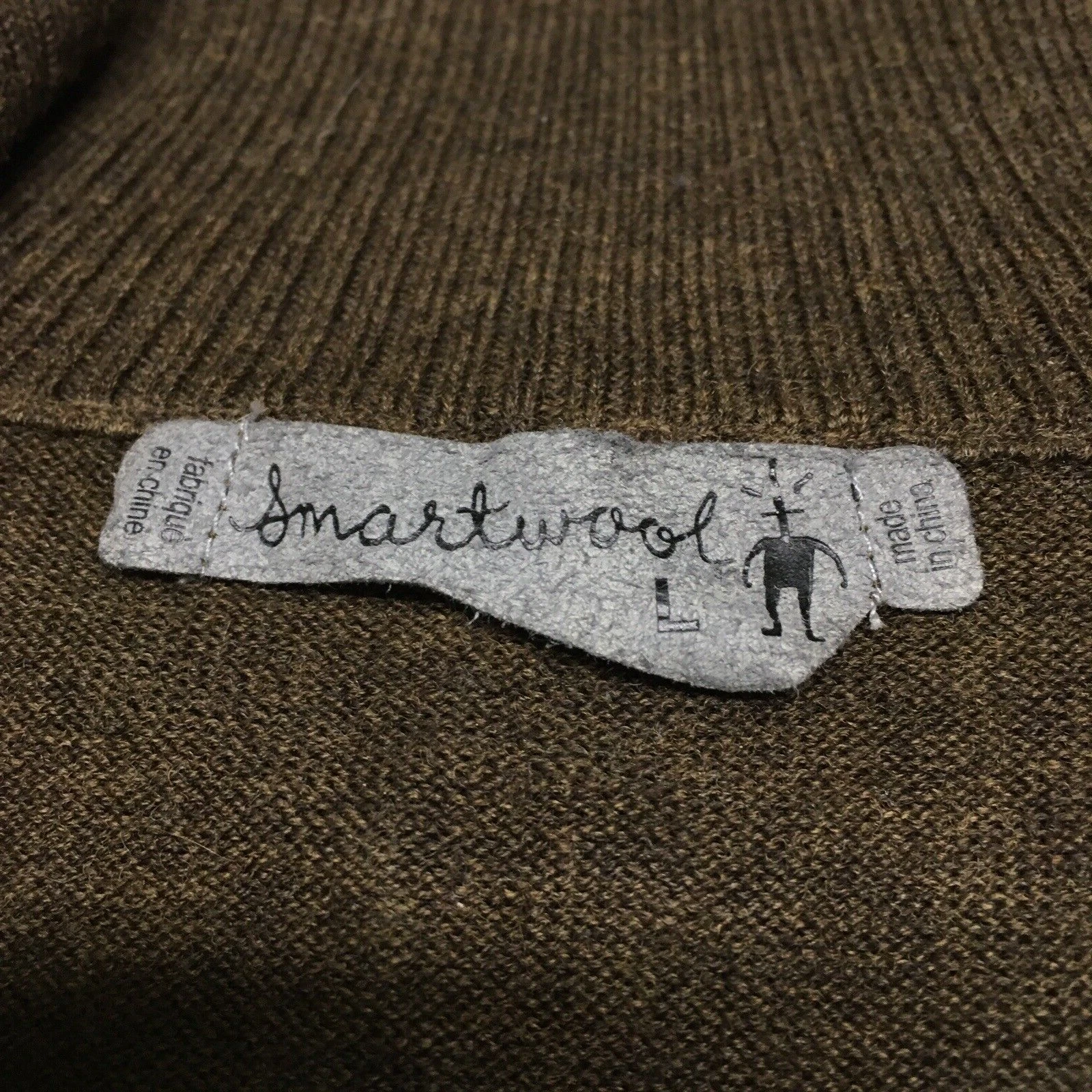 smartwool merino wool !/4 zip knit light pullover sweater
