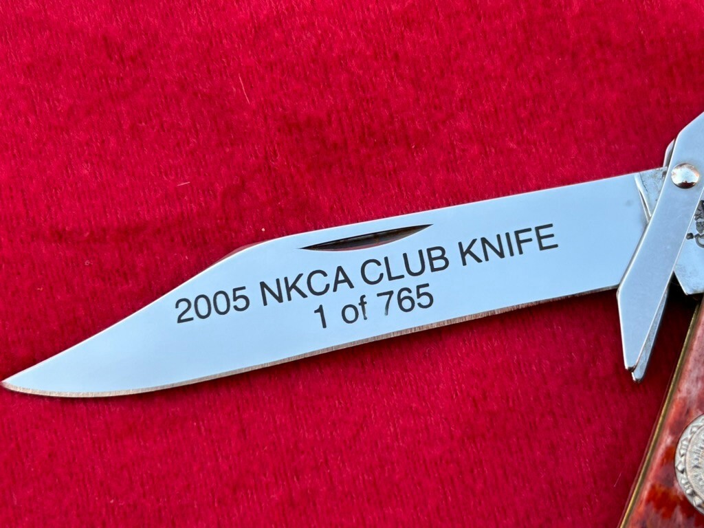 2005 NKCA Knife CASE Cheetah 6111 1/2 1 of 765 MINT No Reserve Auction