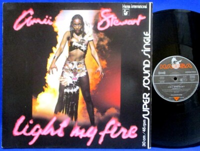 12'' MAXI AMII STEWART - LIGHT MY FIRE 8:25/BRING IT ON BACK TO ME /1979 GERMANY